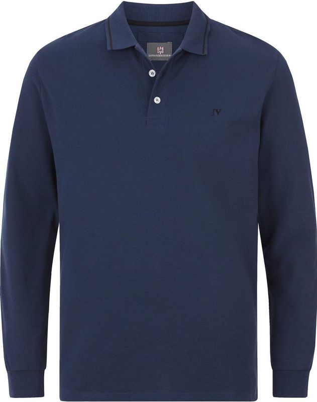 Poloshirt - Koningsblauw - ELLIS - Lange Mouwen