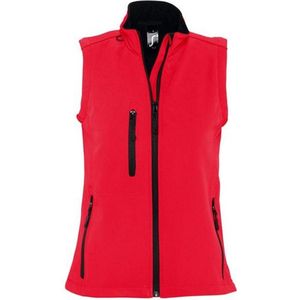 SOLS Dames/dames Rallye Soft Shell Bodywarmer Jacket (Rood)