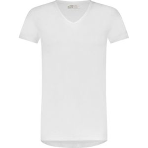 Basics shirt v-neck wit 2 pack voor Heren | Maat L