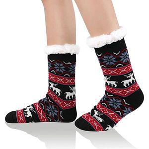 Warme Anti-slip Kinder Huissokken- Antislip sokken - maat 22 tot 25 - 1 paar