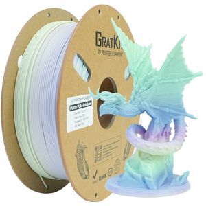 Matte Rainbow PLA Filament 1.75mm - 3D-printer filament voor nauwkeurige prints
