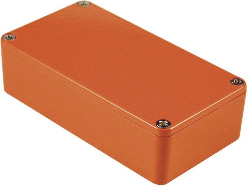 Hammond Electronics 1590BOR - Universele Behuizing - Oranje - Aluminium - 111.5 x 59.5 x 31 mm
