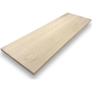 Eiken plank 280 x 80 cm 25 mm - Eiken plank - Eikenhouten plank - Kastplank - Meubelplaat - Timmerpaneel