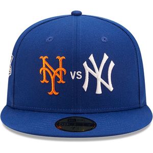 New York Mets Yankees Cooperstown Blue 59FIFTY Cap (7 5/8) XL