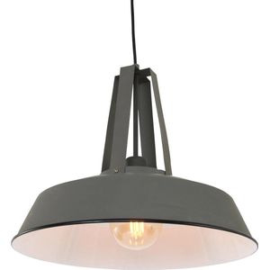 Hanglamp Mexlite Eden - Grijs - Retro - Industrieel - Eetkamer - Horeca