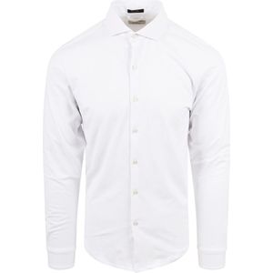 Dstrezzed - Overhemd Jersey Bo Wit - Heren - Maat XL - Slim-fit