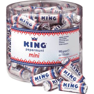 King - Pepermunt Minirol - 8x145 stuks