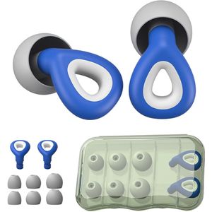 Geluidsreducerende Oordoppen - Heldere Spraak - Bescherming tegen Omgevingsgeluiden - Voor Werk, Ouderschap & Gevoeligheid - Blauw - 1 Paar​
