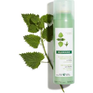 Klorane Droogshampoo Brandnetel Vet Haar Duopack 2de -50% 2x150ml