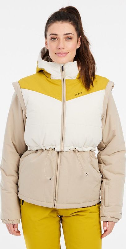 Protest Prtrush – Skijas Dames – Waterafstotende afwerking – Winterjas – Waterkolom 10K – Oliveoil Green