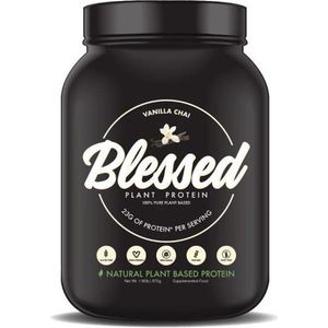 Vegan Protein / Proteïne - Blessed  | Eiwitpoeder / Eiwitshake | 15 servings (435g) | Vanilla Chai