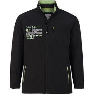 Jan Vanderstorm herren Softshelljack - 54 - zwart