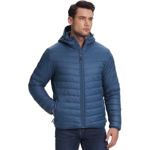 Lichte gewatteerde jas voor heren - Waterbestendig en ademend voor outdoor activiteiten