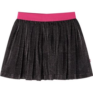 vidaXL - Kinderrokje - geplooid - met - glitters - 92 - marineblauw