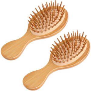 2 stuks hoofdmassage borstel scalp massage bamboe haarborstel Kan dat helpen?
