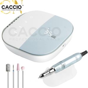 CACCIO® Blauw Premium Elekrische Nagelfrees - Vijl - 35000RPM - Incl.4 nagelbitjes - Nagelvijl - Nagelvijl Elektrische - Manicure en Pedicure Voeten en Handen - Electrische nagelvijl - Acrylnagels - Gelnagels - Nepnagels-manicure en pedicure set