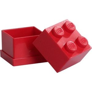 Opbergbox Mini 4, Rood - LEGO