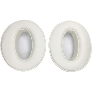 Allecto Plus - Witte Oorkussens voor Over-Ear Hoofdtelefoon, Vervangende Koptelefoonhoesjes met Extra Comfort - Hoofdtelefoon Accessoire met Geluidsisolatie