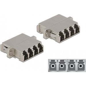 Optische vezelkoppeling LC Quad Vrouw naar LC Quad vrouwelijke single-modus metaal