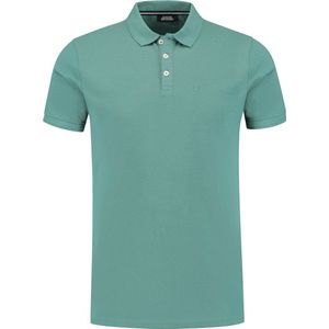Boston Brothers polo shirt - Heren Poloshirt – groen – Maat S – polo shirt heren – uni – effen – pique - sales