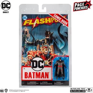 DC Direct Page Punchers Comic Book (Flashpoint) + Mini Batman figuur 8cm