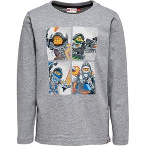 Jongens grijze tshirt Nexo knights Legowear - Maat 116