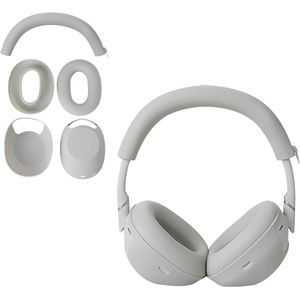 Allecto Plus - Oorkussen-beschermhoes hoofdtelefoon hoofdband WH-1000XM6 | Sportief zweetbestendig en gemakkelijk te reinigen hoofdtelefoonschaal met ritssluiting