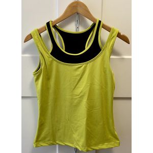 Bikram/Power Yoga Top Lime XL