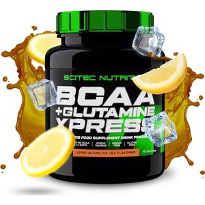 Scitec Nutrition® - BCAA + Glutamine Xpress (600 gram - Long Island Ice Tea) - Citroen/Thee - 50 doseringen - aminozuren - aminozuur - bcaa - l-isoleucine - l-leucine - l-valine - poeder