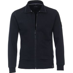 Casa Moda - Sport Vest Zip Donkerblauw - Heren - Maat 4XL - Regular-fit