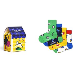 Happy Socks XKPET09-6300 4-Pack Pets Socks Gift Set 0-12M