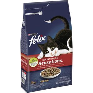 Felix Meaty Sensations - Katten droogvoer - Rund, Kip & Groenten - 4kg