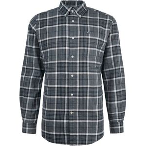 Barbour casual overhemd grijs