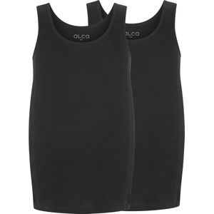 Alca Classic 2-Pck Heren Singlet Black 8XL