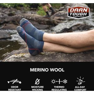 Lichte wandelaar merinowol No Show gewatteerde wandelsokken voor heren