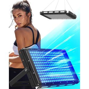 Unyqoos® Compacte draagbare bruiningslamp met verstelbare standaard en 216 LED's, ideaal voor thuis en op reis