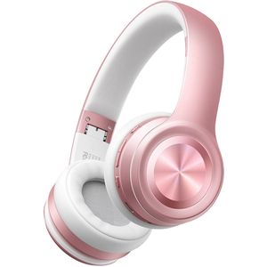 Picun Solo 6 – Draadloze Koptelefoon – Hoofdtelefoon – 140 uur Speelduur – Bluetooth 5.4 – Roze