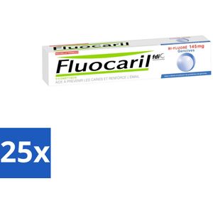 25 x Fluocaril - Tandpasta - Met Fluoride - 75 ml - Tandpasta Met Fluoride - Gaatjes Voorkomen - Tandglazuur Versterken - Bi-fluoride - Gezond Tandvlees