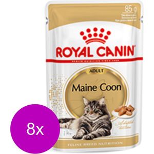 Royal Canin Fbn Maine Coon Adult Pouch - Kattenvoer - 8 x 12x85 g