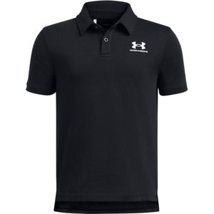 Under Armour - Ua B Icon Polo - Kinder Polo Shirt - Zwart
