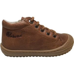 Naturino - Racoon - Leren Veterschoenen - Cognac - mt 21