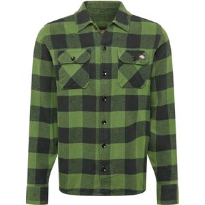 Dickies New Sacramento Lange Mouwen Overhemd Groen S Man