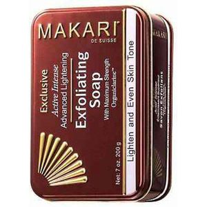 Makari - Exclusive - Biologische en Natuurlijke Peeling Zeep - Voor Gezicht en Lichaam