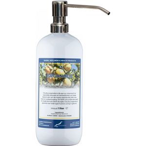Arganolie 1 liter met zilveren pomp - 100% natuurlijk - biologisch en koud geperst
