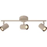 Lucide JOA - Plafondspot (Plafondlamp) - 3xGU10 - Taupe