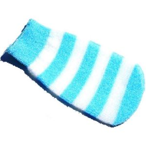 Rojafit Scrub & Massagewant - Blauw-Wit - 22 x 12 cm.
