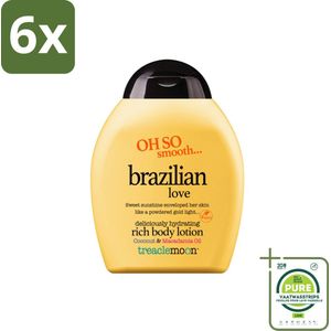 Treaclemoon – Bodylotion – Brazilian Love – 250 ml - Voordeelverpakking - 6 stuks - Bodylotion - Hydratatie