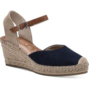 Tamaris - 1-29610 Espadrilles - Blauw - Textiel