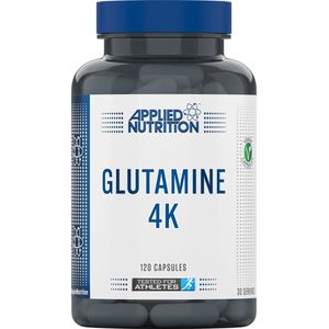 Applied Nutrition - Glutamine 4K - 120 Capsules - Pure L-Glutamine