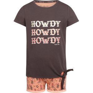Charlie Choe pyjama meisjes - bruin - T47001-41 - maat 134/140